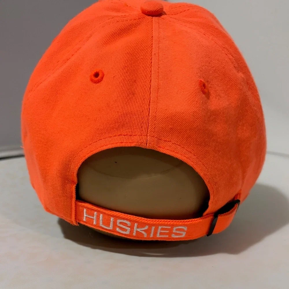 47 Brand UConn Huskies Womens Hat Neon Orange Adjustable Baseball Cap NCAA